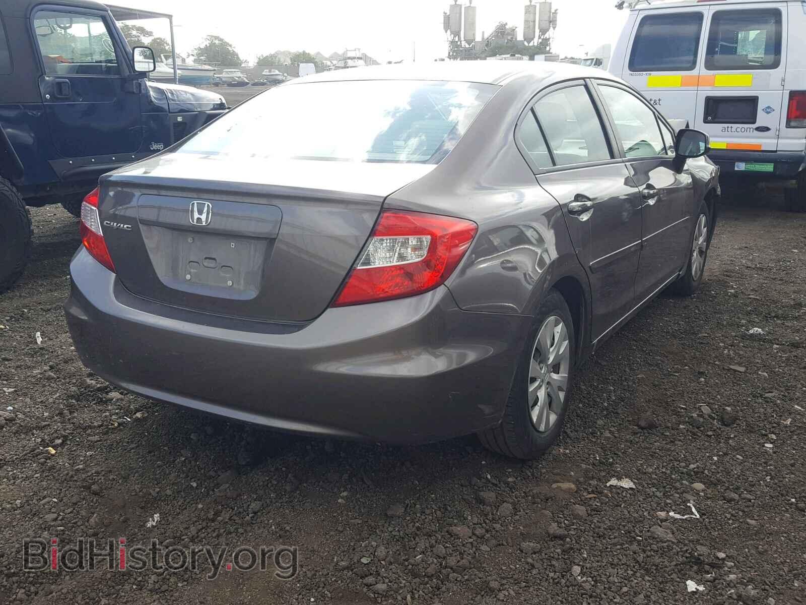 2012 HONDA CIVIC LX - VIN: 2HGFB2F5XCH540055 - Фото 4