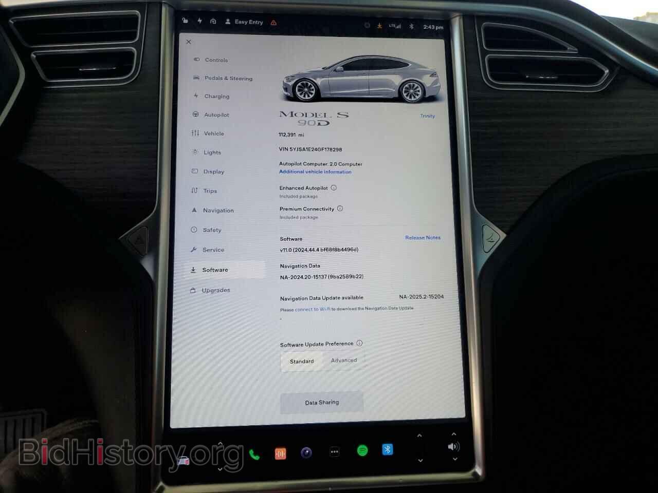 2016 TESLA MODEL S - VIN: 5YJSA1E24GF178298 - Photo 9