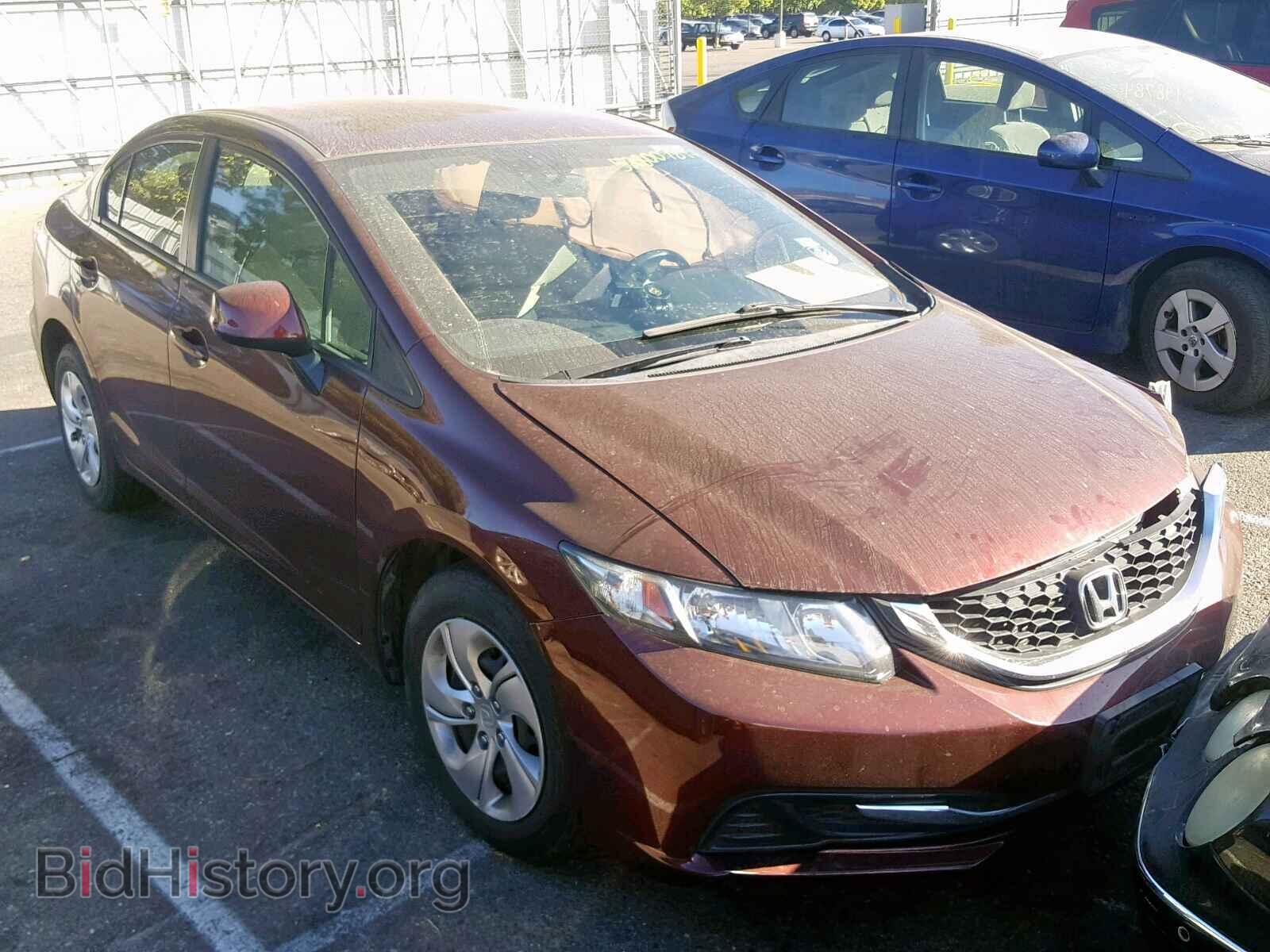 Фотография 19XFB2F53DE277547 - HONDA CIVIC LX 2013