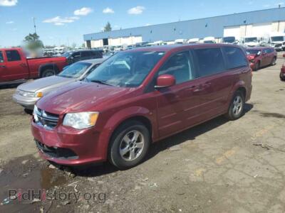 2011 Dodge CARAVAN Mainstreet, красный — VIN 2D4RN3DG1BR611880, Copart