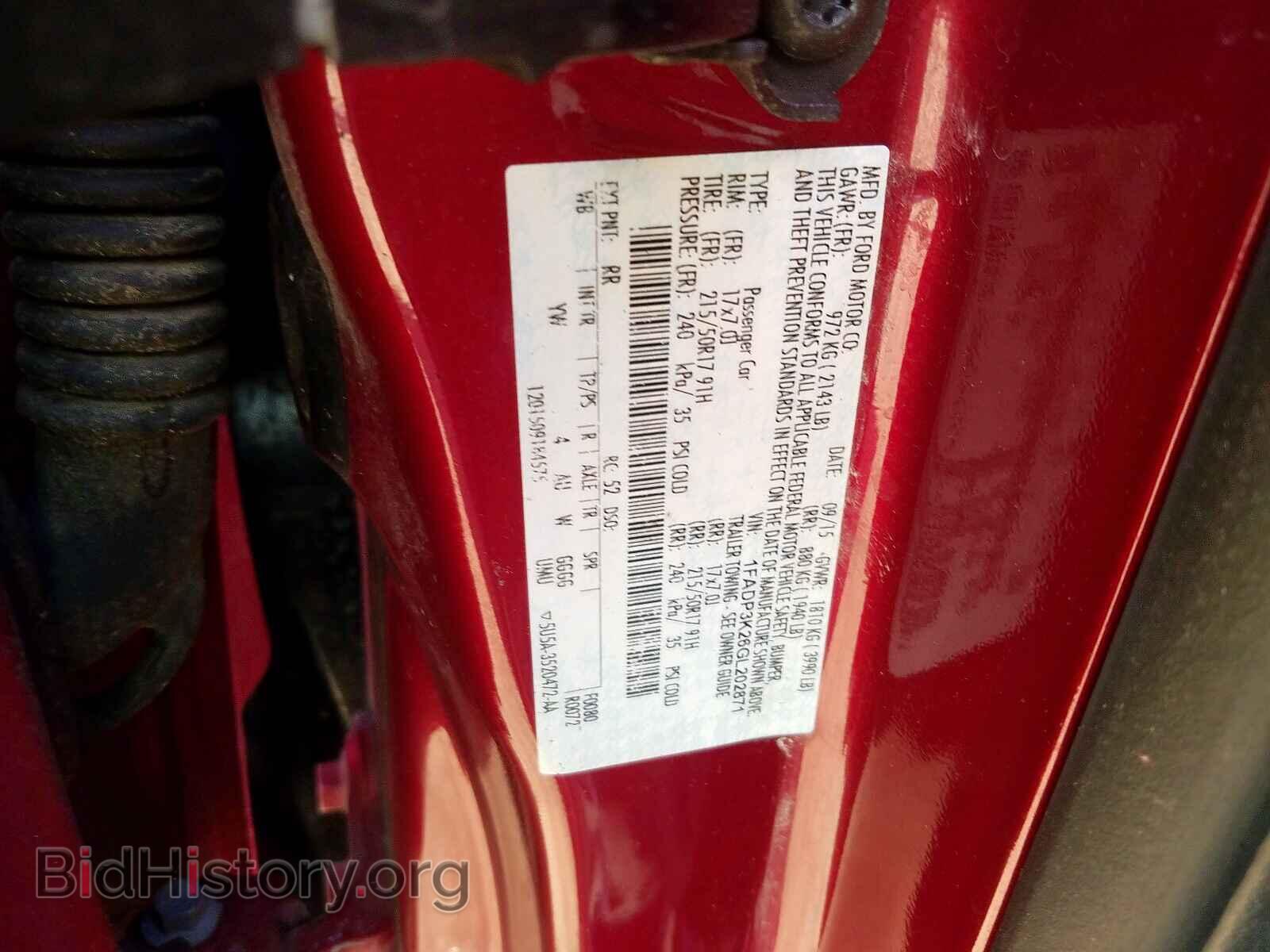 2016 FORD FOCUS - VIN: 1FADP3K26GL202871 - Photo 10