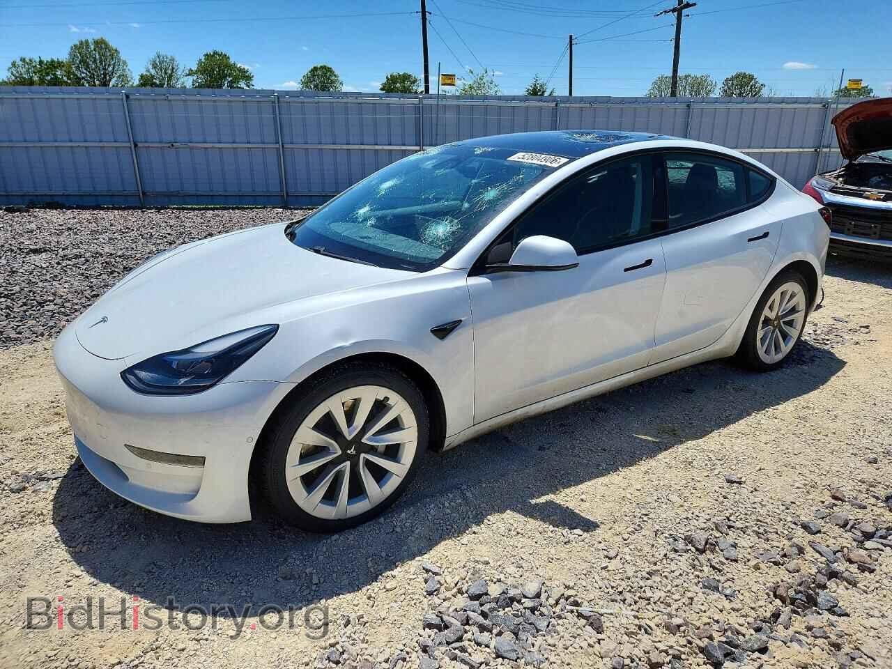 Фотография 5YJ3E1EA3MF017775 - TESLA MODEL 3 2021