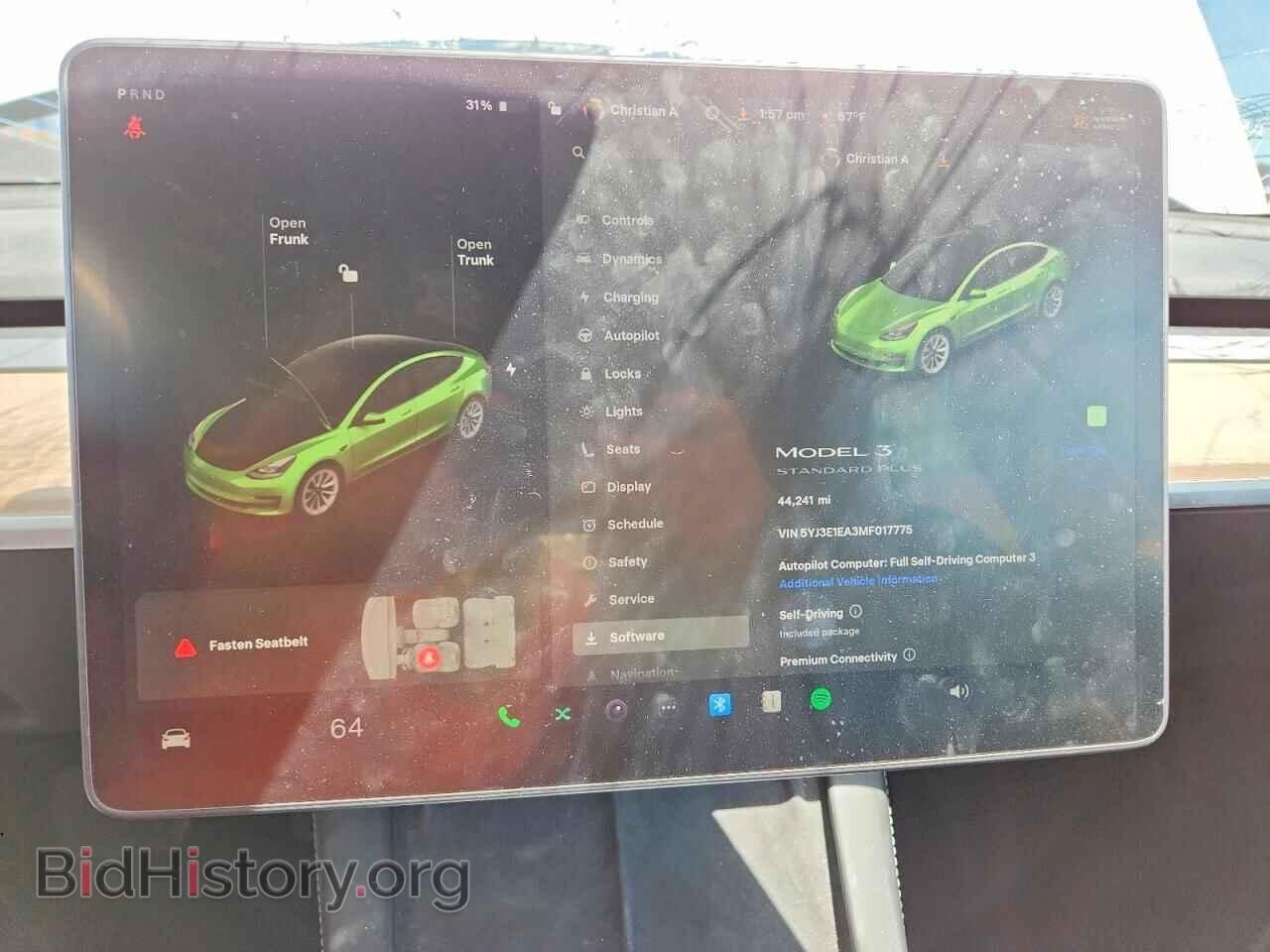 2021 TESLA MODEL 3 - VIN: 5YJ3E1EA3MF017775 - Фото 9