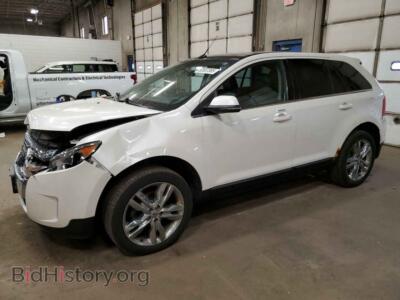 2012 Ford EDGE Limited, белый — VIN 2FMDK4KC2CBA30674, Copart