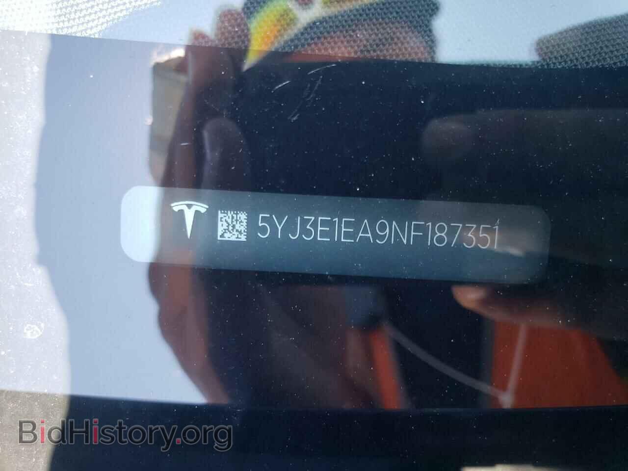 2022 TESLA MODEL 3 - VIN: 5YJ3E1EA9NF187351 - Фото 10