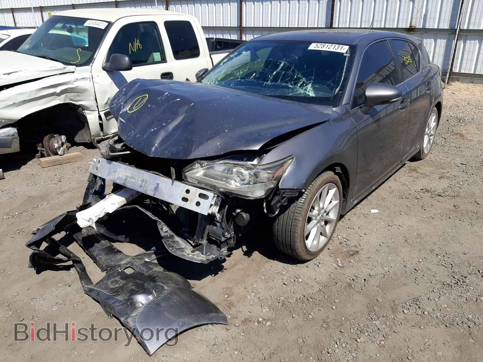 2012 LEXUS CT 200 - VIN: JTHKD5BH5C2085339 - Фото 2