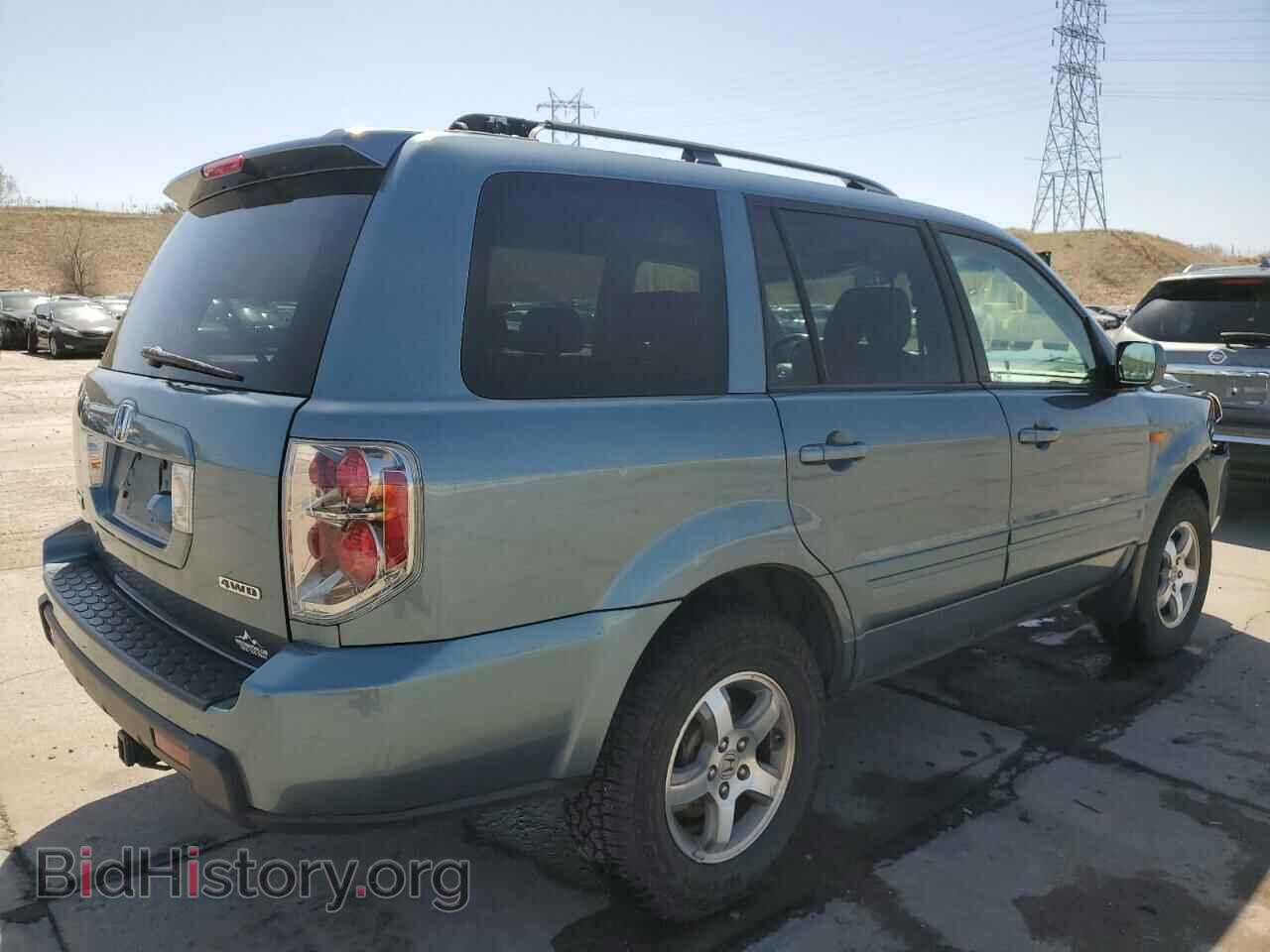 2007 HONDA PILOT - VIN: 2HKYF18737H522711 - Фото 3