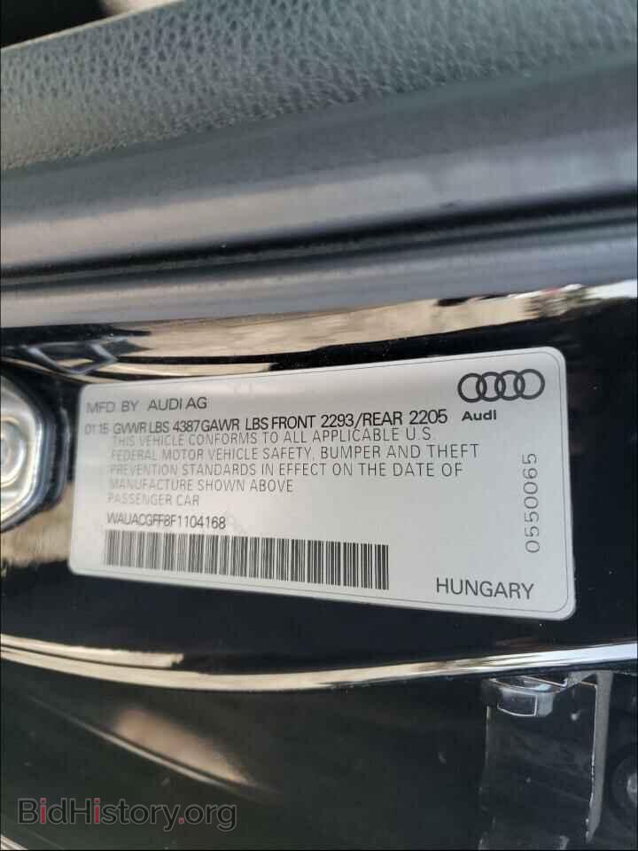 2015 AUDI A3 - VIN: WAUACGFF8F1104168 - Фото 10