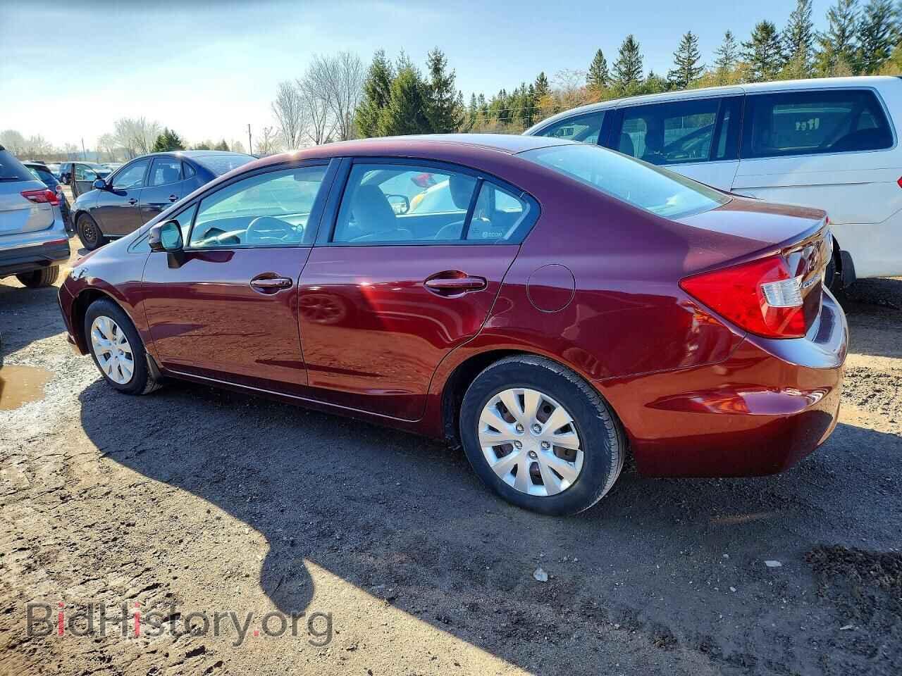 2012 HONDA CIVIC - VIN: 2HGFB2F40CH047833 - Фото 2