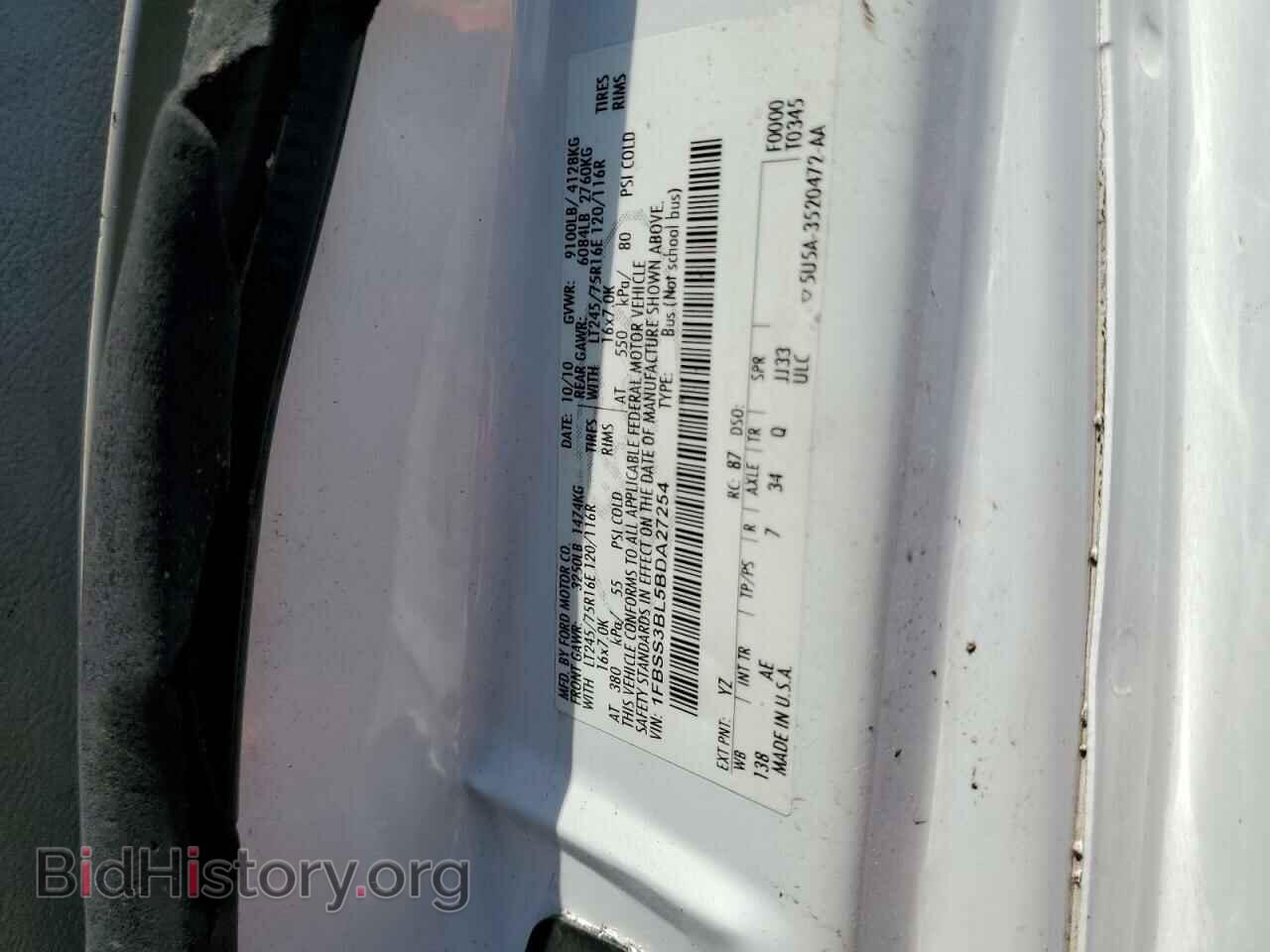 2011 FORD ECONOLINE - VIN: 1FBSS3BL5BDA27254 - Photo 10
