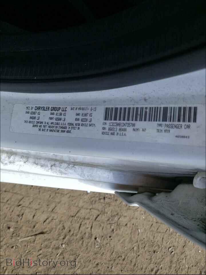 2013 CHRYSLER 200 - VIN: 1C3CCBAB1DN735700 - Фото 10