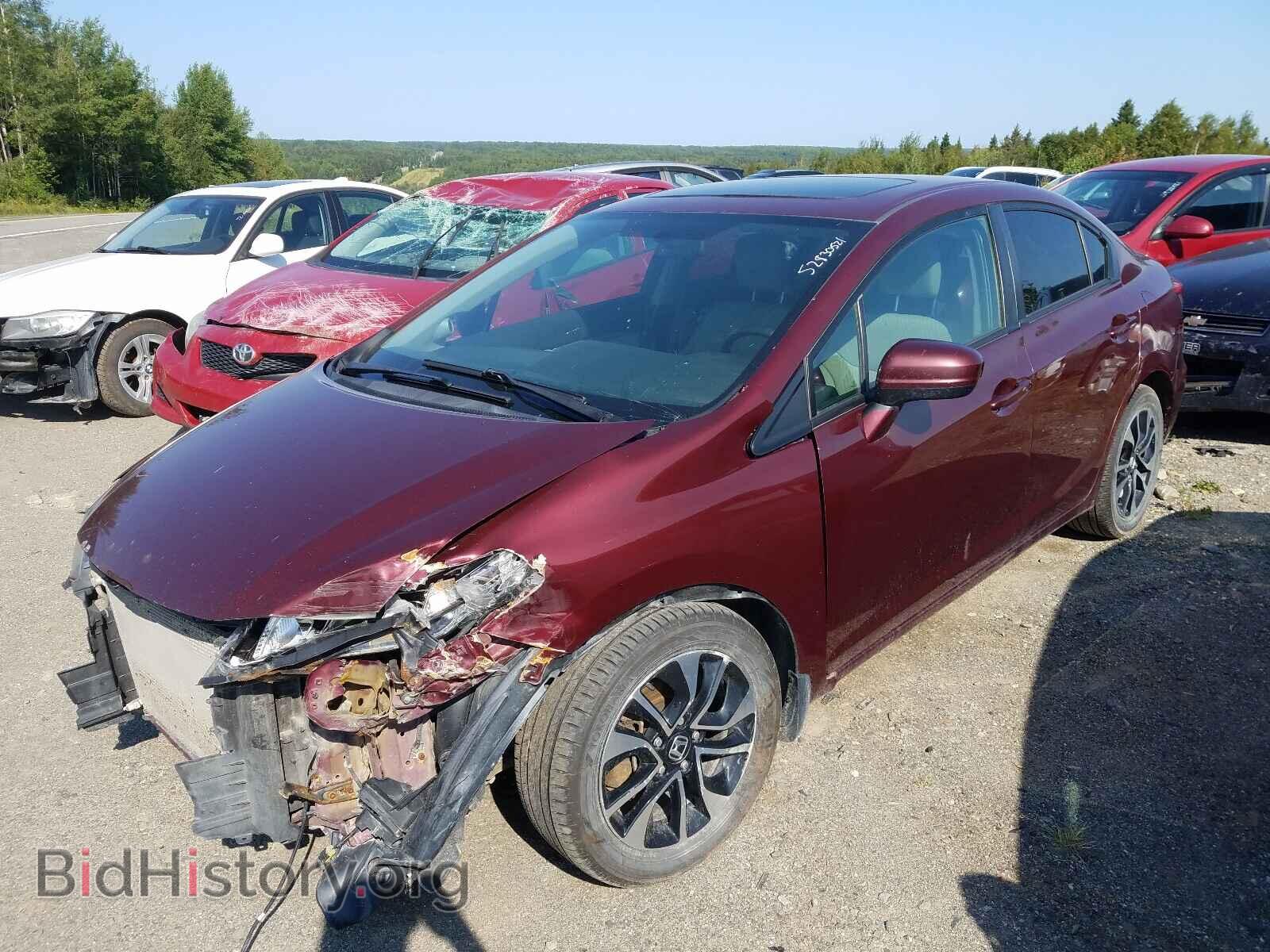 2015 HONDA CIVIC - VIN: 2HGFB2E56FH047852 - Фото 2