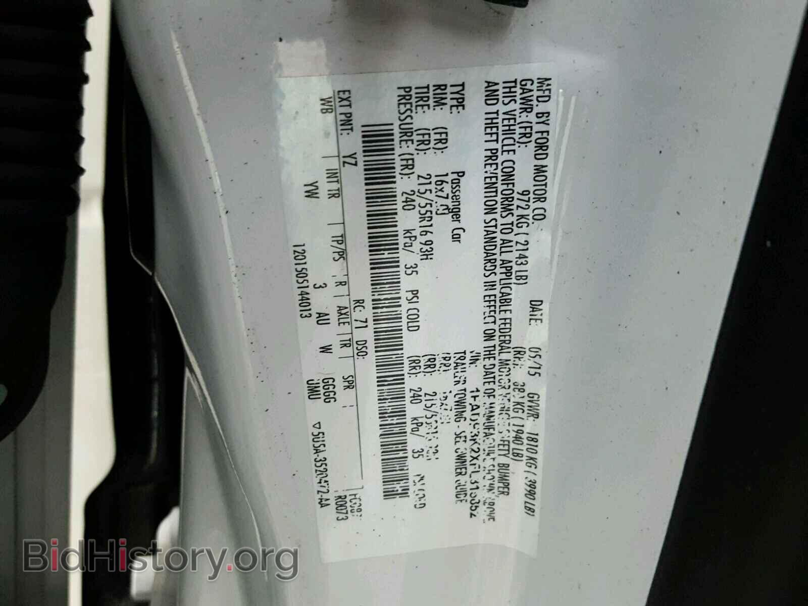 2015 FORD FOCUS SE - VIN: 1FADP3K2XFL315852 - Фото 10