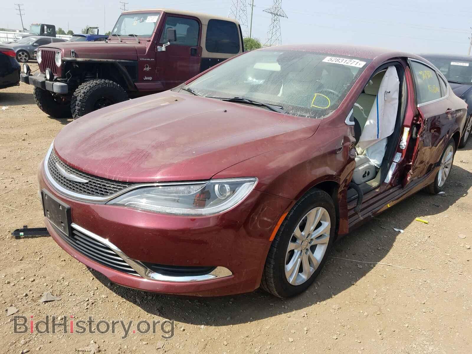 2015 CHRYSLER 200 - VIN: 1C3CCCAB3FN599885 - Фото 2