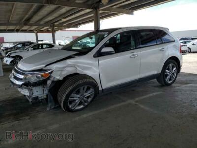 2013 Ford EDGE SEL, белый — VIN 2FMDK3JC9DBB75272, Copart