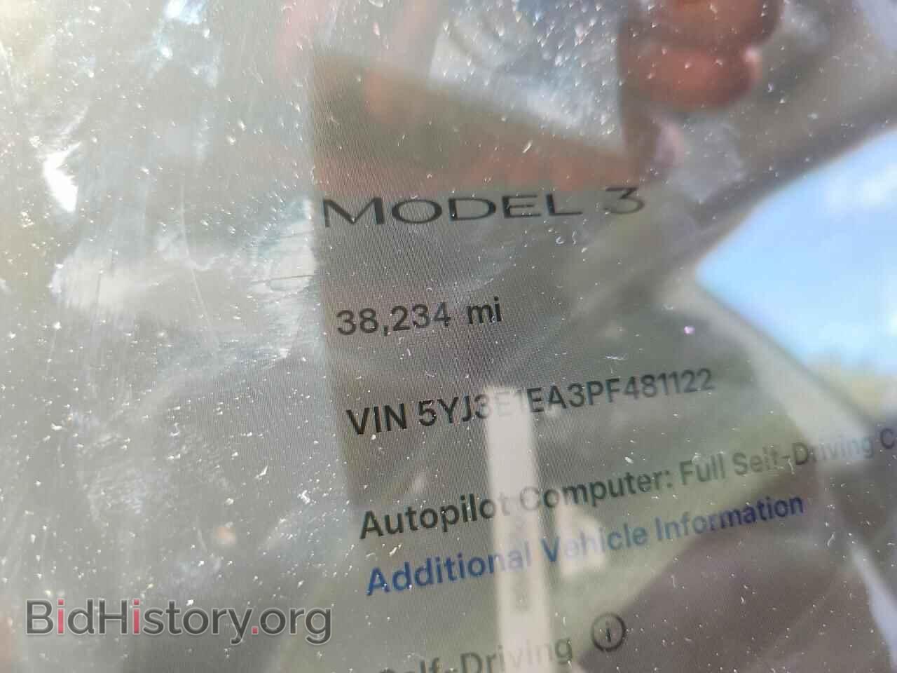 2023 TESLA MODEL 3 - VIN: 5YJ3E1EA3PF481122 - Photo 9