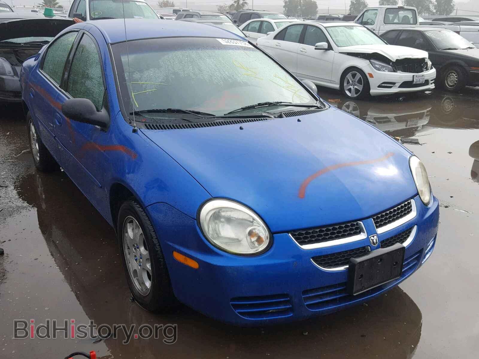 Фотография 1B3ES56C24D628334 - DODGE NEON 2004