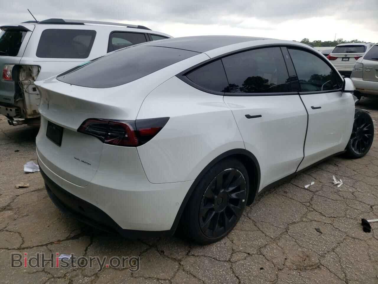 2022 TESLA MODEL Y - VIN: 7SAYGDEEXNF385640 - Фото 3