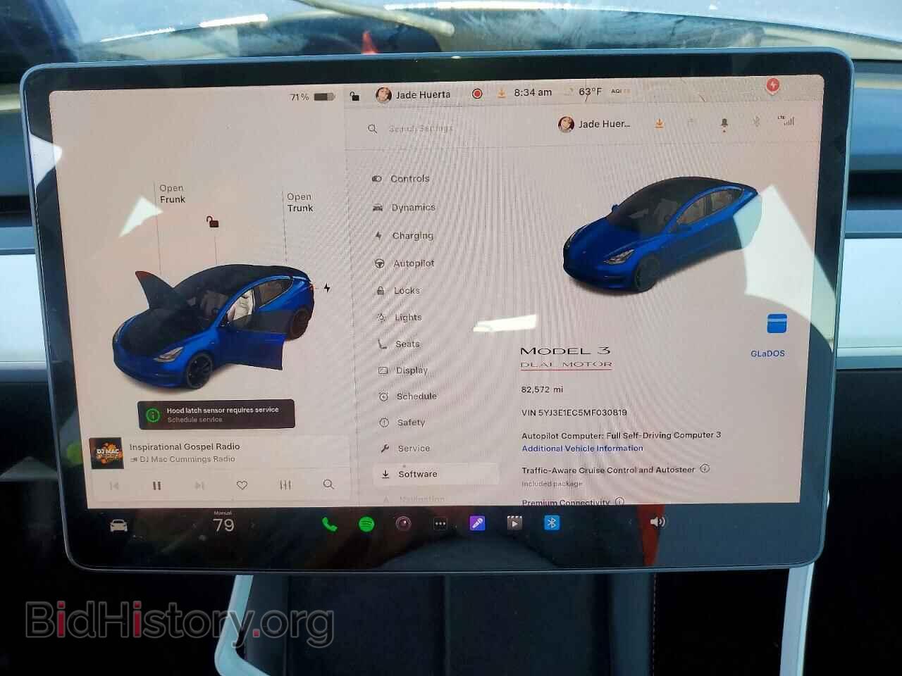 2021 TESLA MODEL 3 - VIN: 5YJ3E1EC5MF030819 - Photo 9