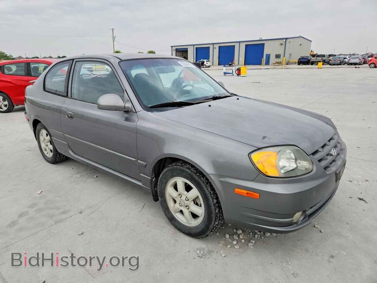 2005 HYUNDAI ACCENT - VIN: KMHCG35C75U322188 - Фото 4