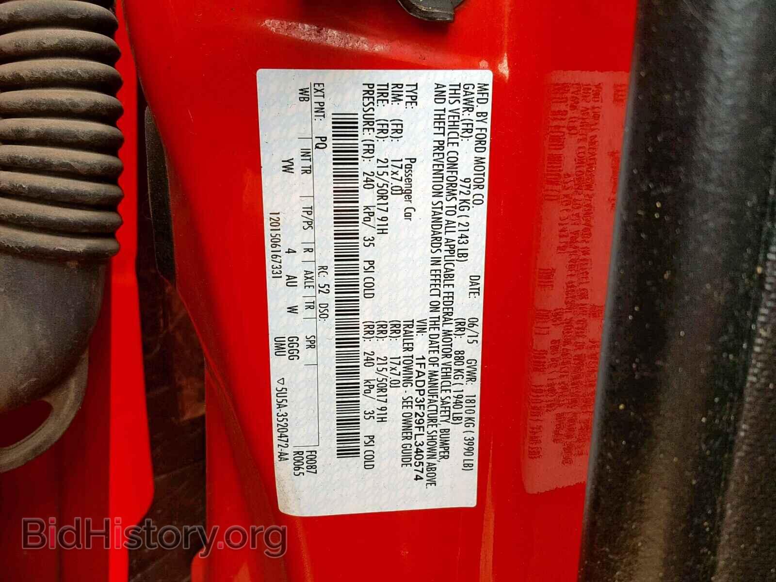 2015 FORD FOCUS - VIN: 1FADP3F29FL340574 - Photo 10
