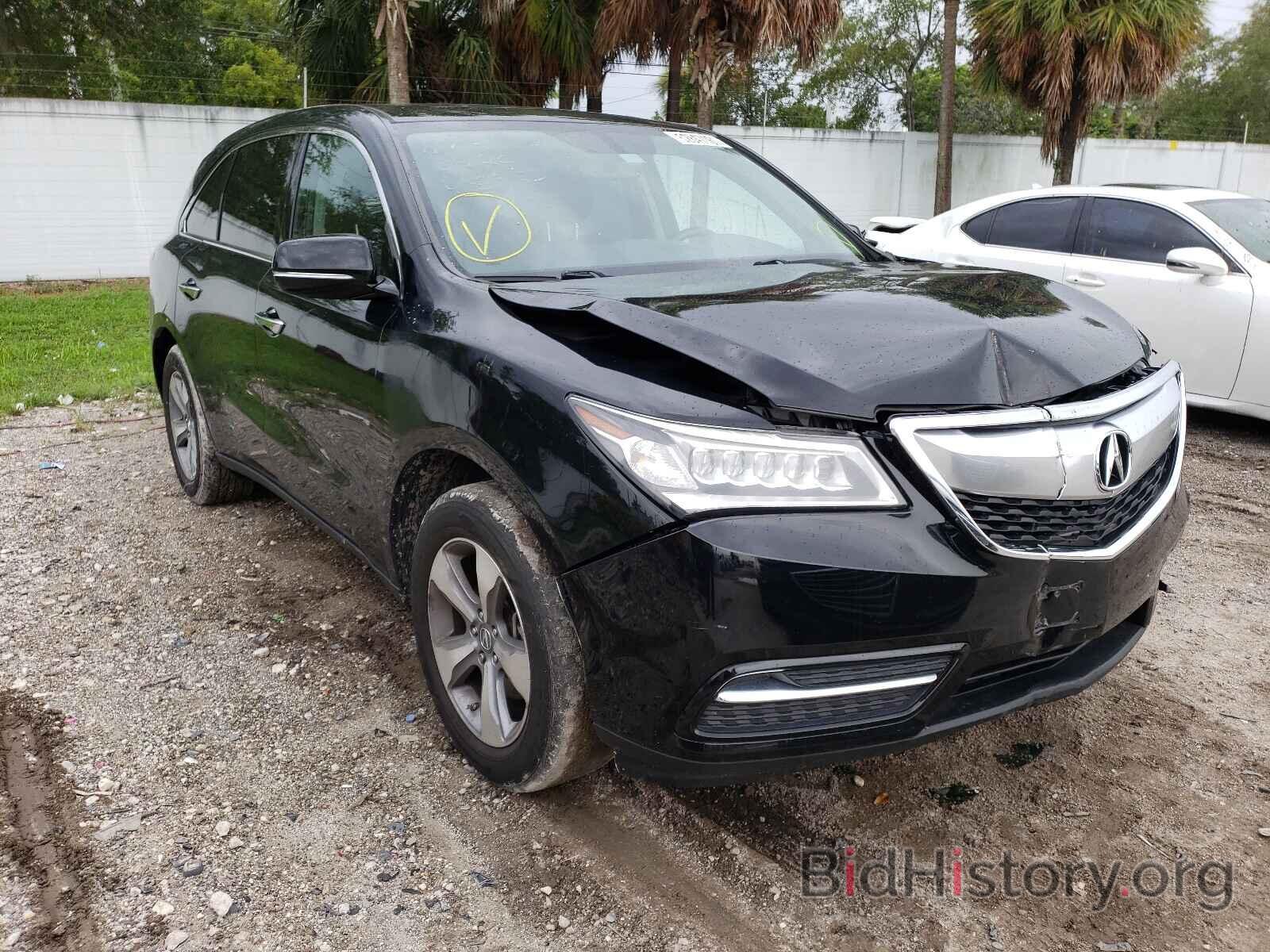 Фотография 5FRYD3H25GB008426 - ACURA MDX 2016