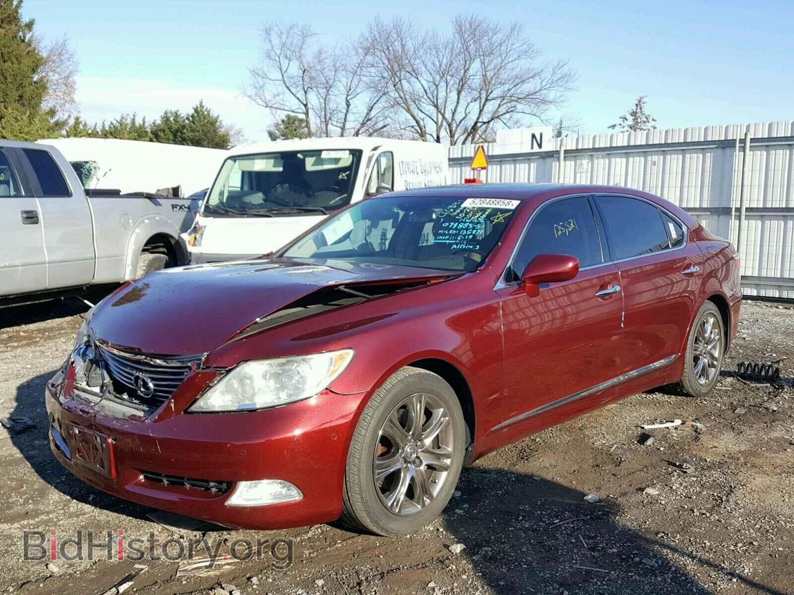 2008 LEXUS LS460 - VIN: JTHGL46F685025796 - Фото 2