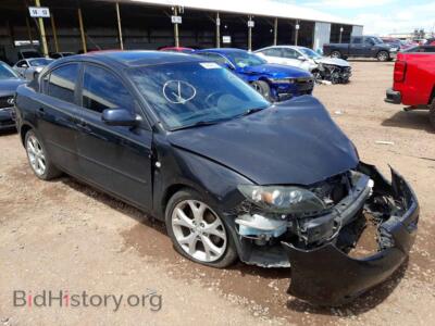 2008 Mazda 3 3 I, black — VIN JM1BK32F081136821, Copart