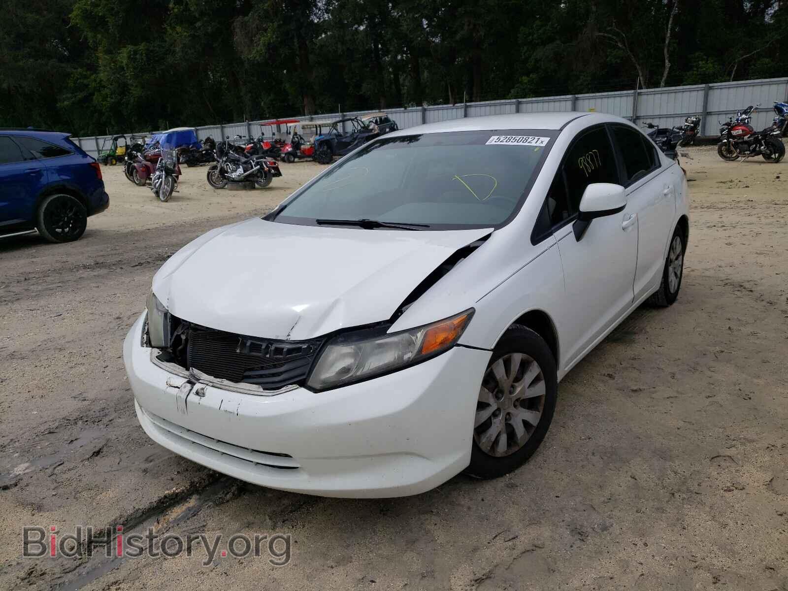 2012 HONDA CIVIC - VIN: 19XFB2F57CE107206 - Фото 2