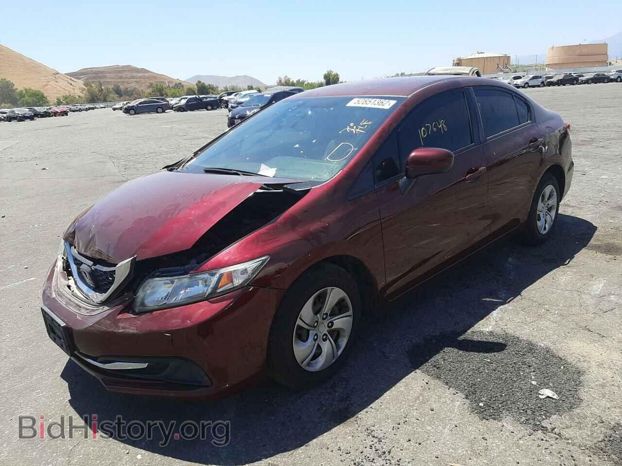 2015 HONDA CIVIC - VIN: 2HGFB2F55FH539402 - Фото 2