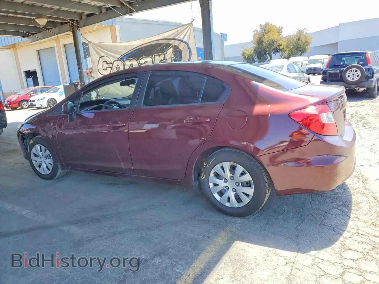 2012 HONDA CIVIC - VIN: 19XFB2F59CE372791 - Фото 2