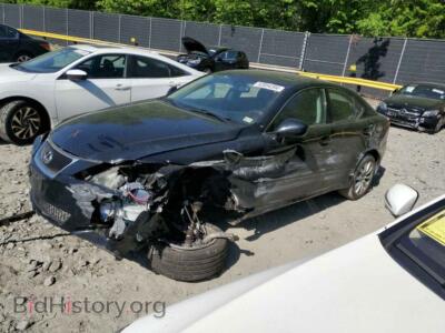 2007 Lexus IS 250, черный — VIN JTHCK262572010354, Copart