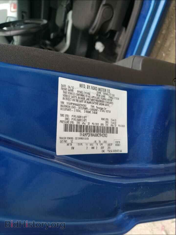 2010 FORD FOCUS - VIN: 1FAHP3FN4AW294283 - Фото 10