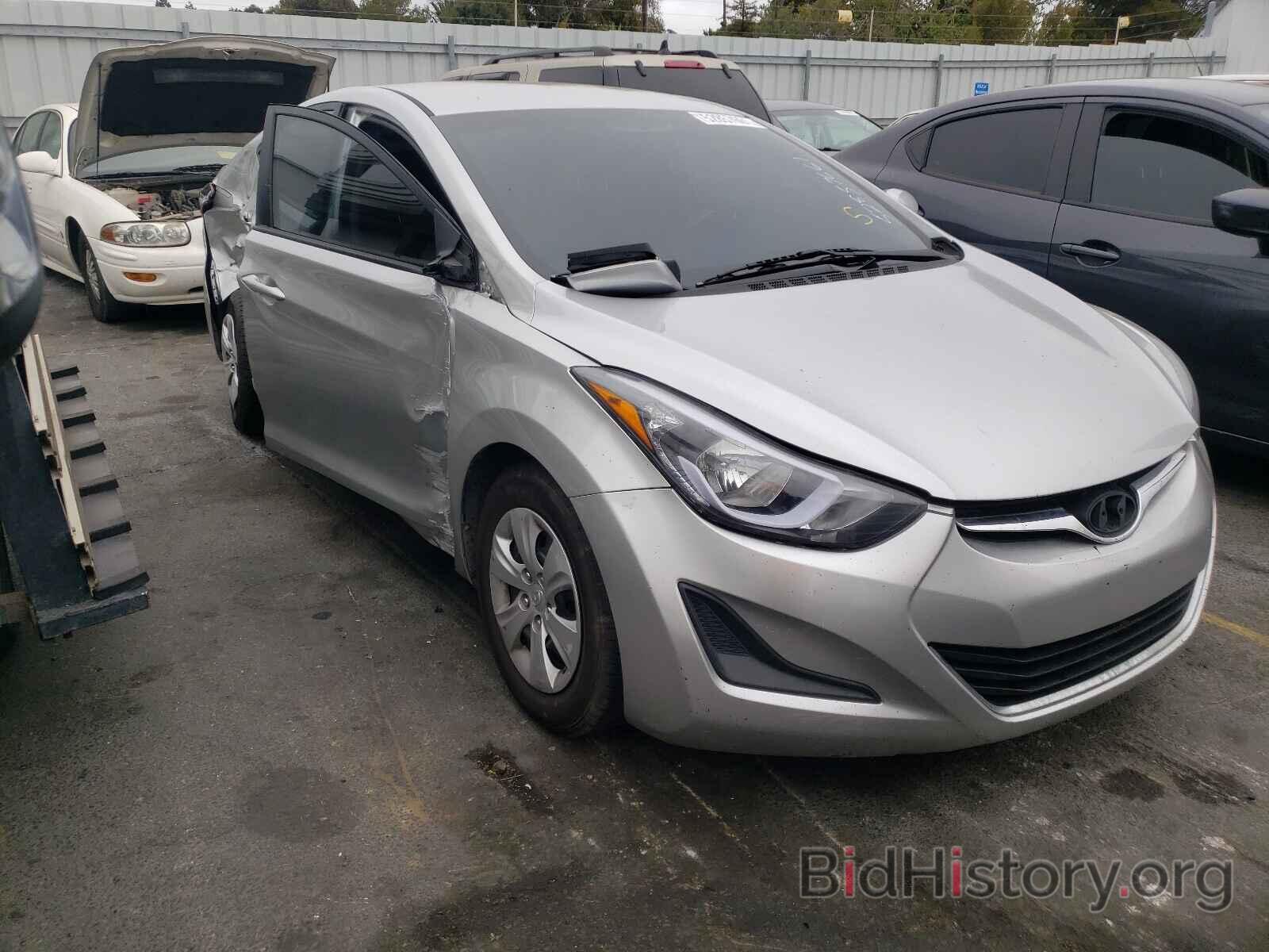 Фотография 5NPDH4AE7GH710277 - HYUNDAI ELANTRA 2016