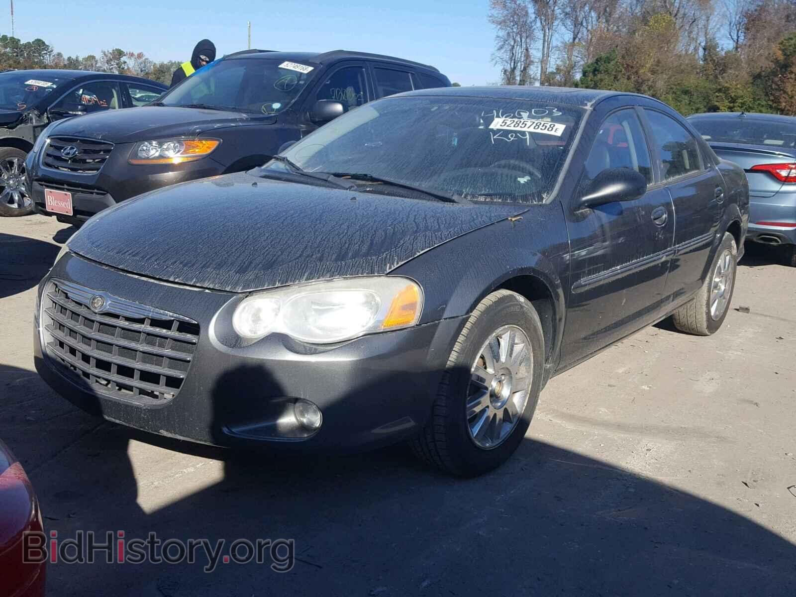 2004 CHRYSLER SEBRING - VIN: 1C3AL66R64N322076 - Фото 2