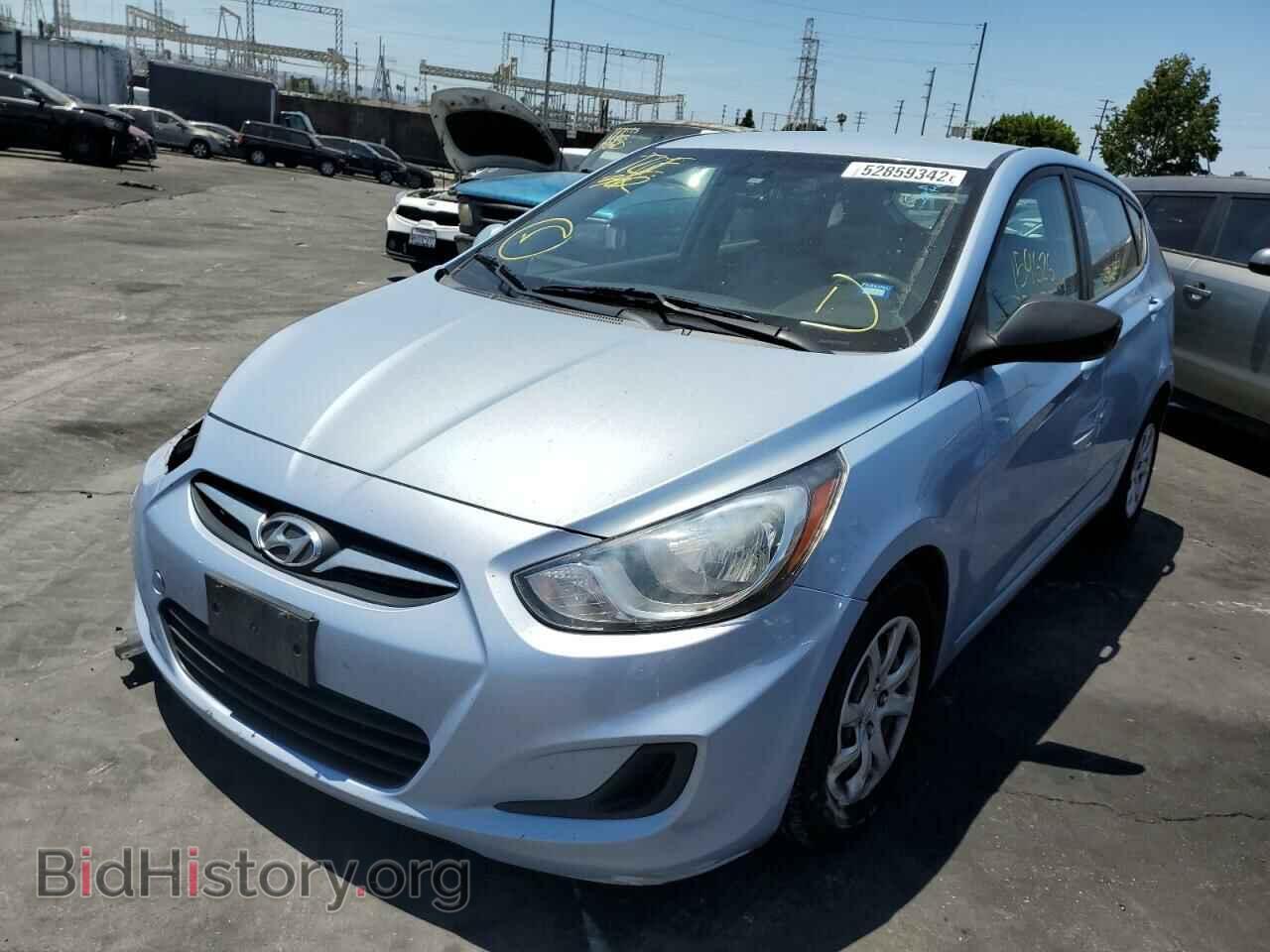 2012 HYUNDAI ACCENT - VIN: KMHCT5AEXCU030708 - Фото 2