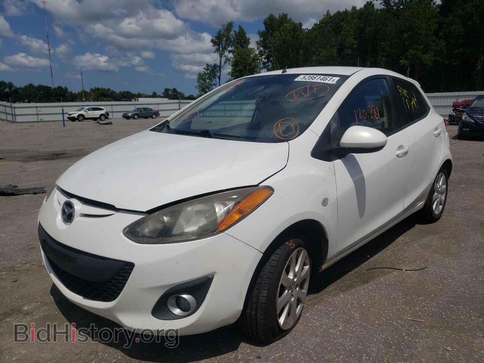 2011 MAZDA 2 - VIN: JM1DE1HZ7B0103527 - Фото 2