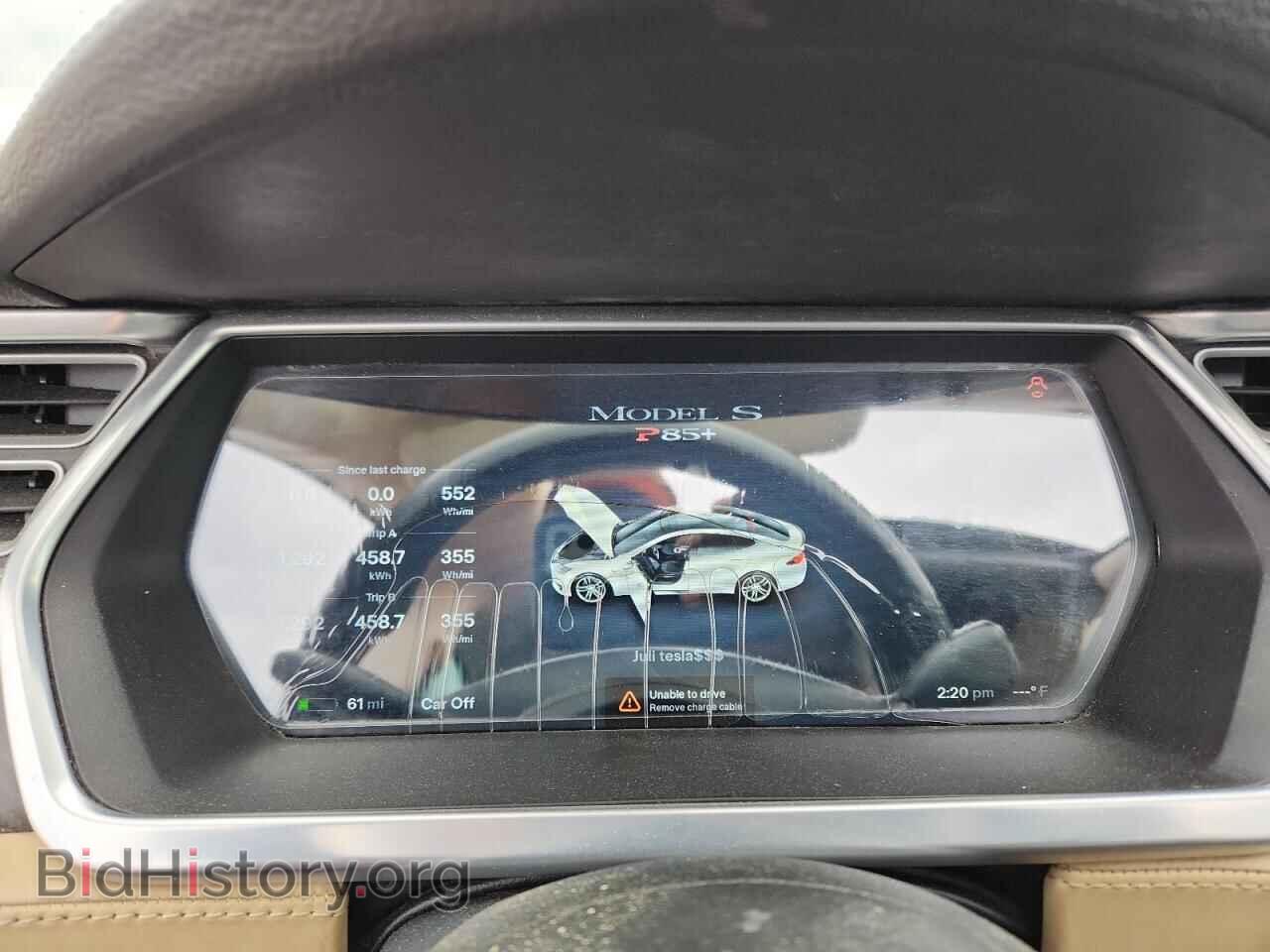 2013 TESLA MODEL S - VIN: 5YJSA1CP0DFP24928 - Photo 9