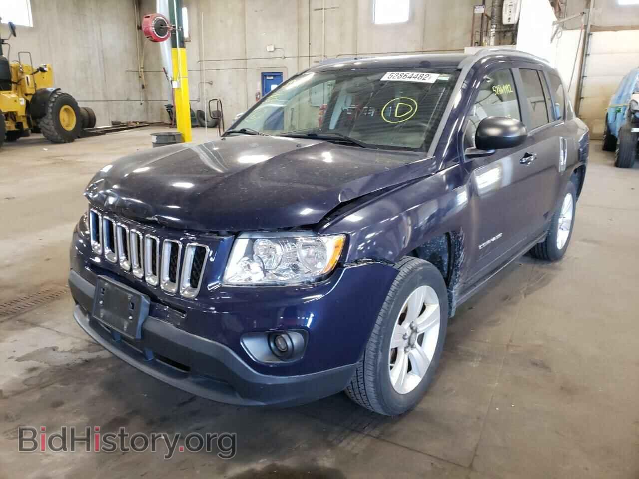 2012 JEEP COMPASS - VIN: 1C4NJDBB9CD593332 - Фото 2