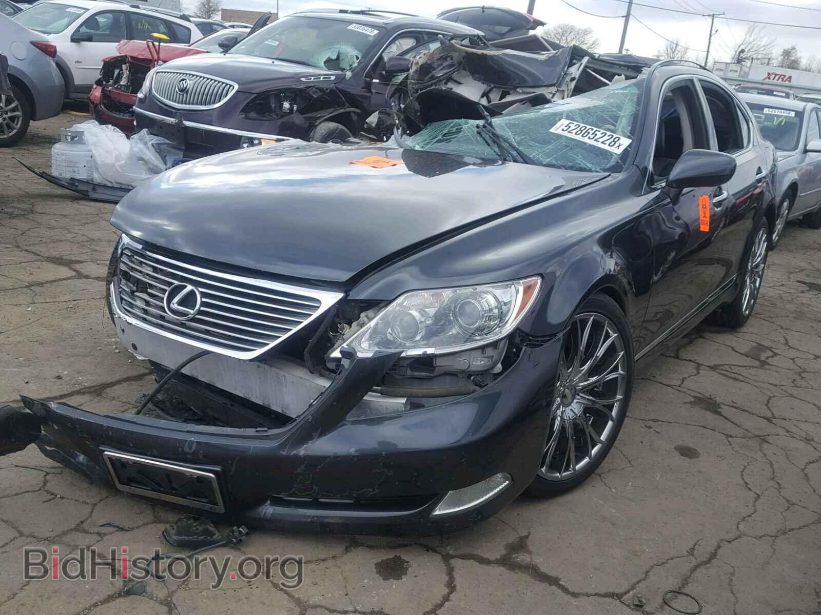 2007 LEXUS LS460 - VIN: JTHBL46F875007941 - Фото 2