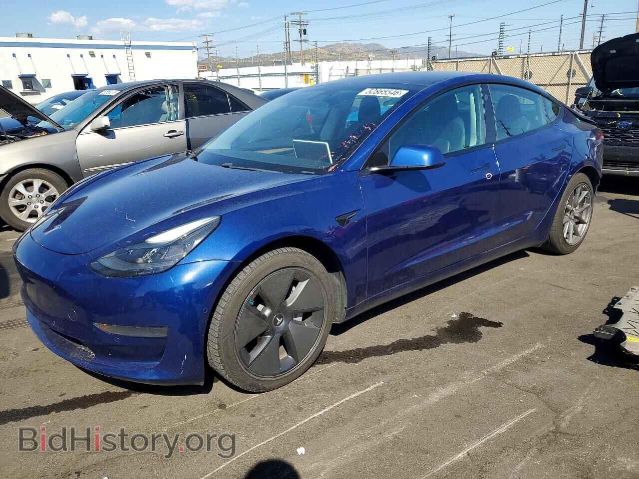 Фотография 5YJ3E1EA8MF002625 - TESLA MODEL 3 2021