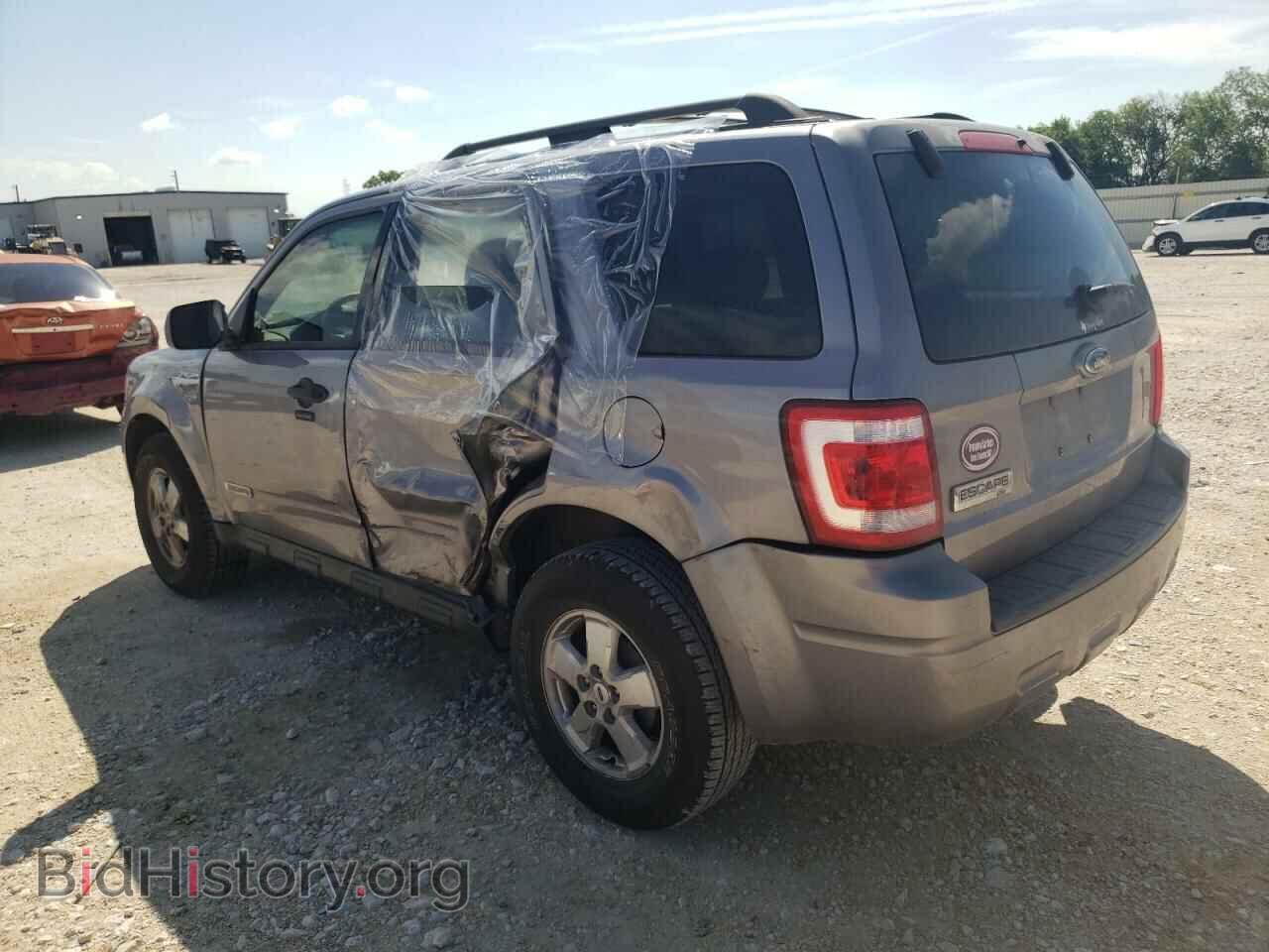2008 FORD ESCAPE - VIN: 1FMCU03138KC82779 - Фото 2
