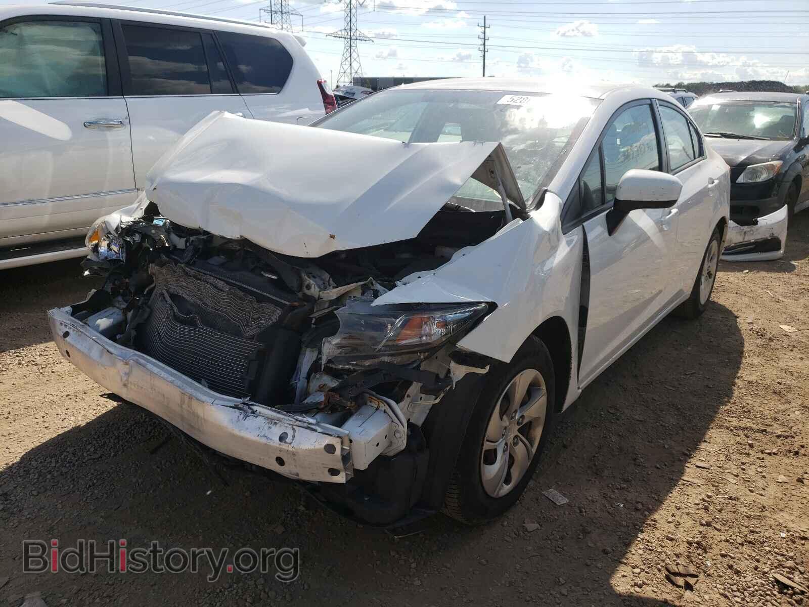 2014 HONDA CIVIC - VIN: 2HGFB2F51EH541002 - Фото 2
