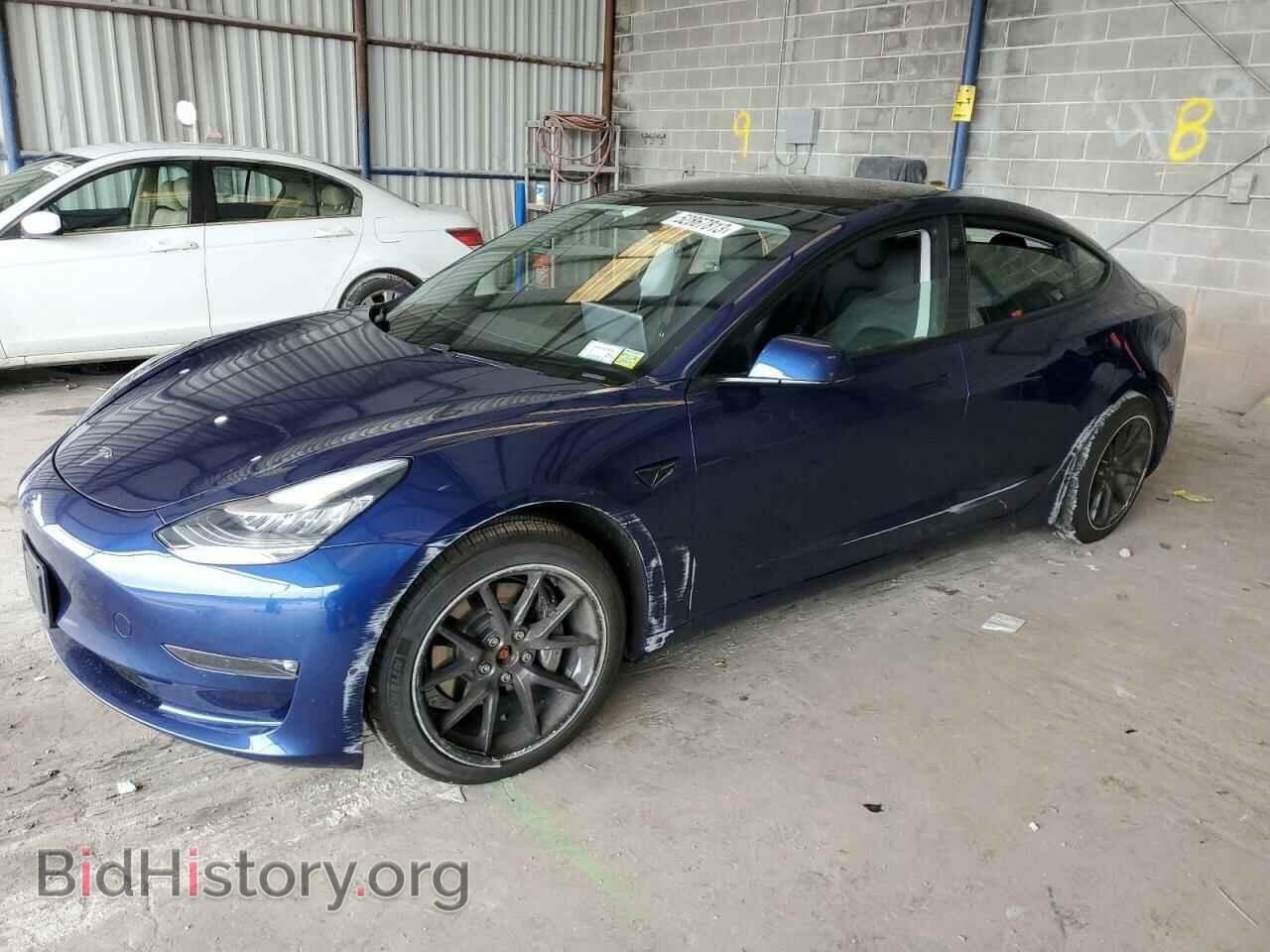 Photo 5YJ3E1EB4MF858173 - TESLA MODEL 3 2021