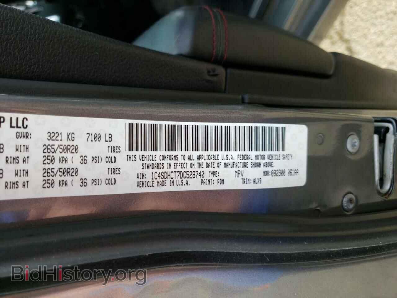 2013 DODGE DURANGO - VIN: 1C4SDHCT7DC528740 - Photo 10