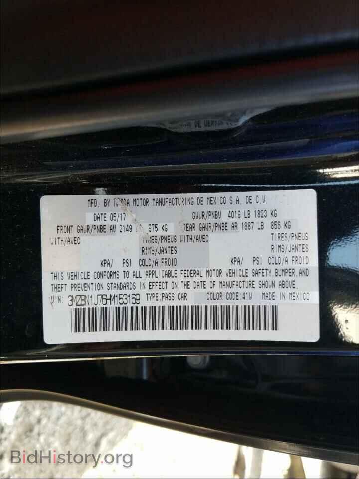 2017 MAZDA 3 - VIN: 3MZBN1U76HM153169 - Фото 10