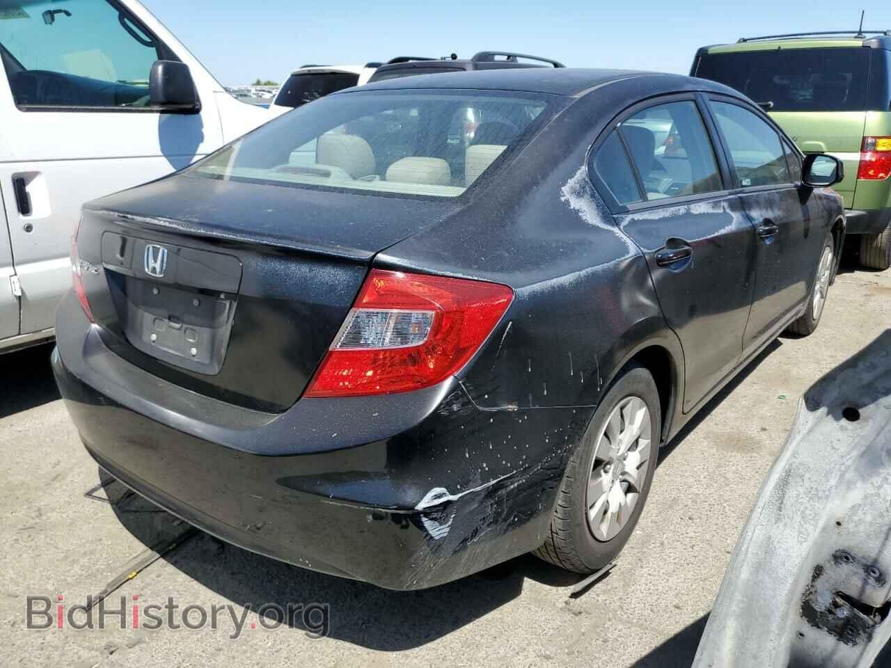 2012 HONDA CIVIC - VIN: 2HGFB2F5XCH559611 - Фото 3