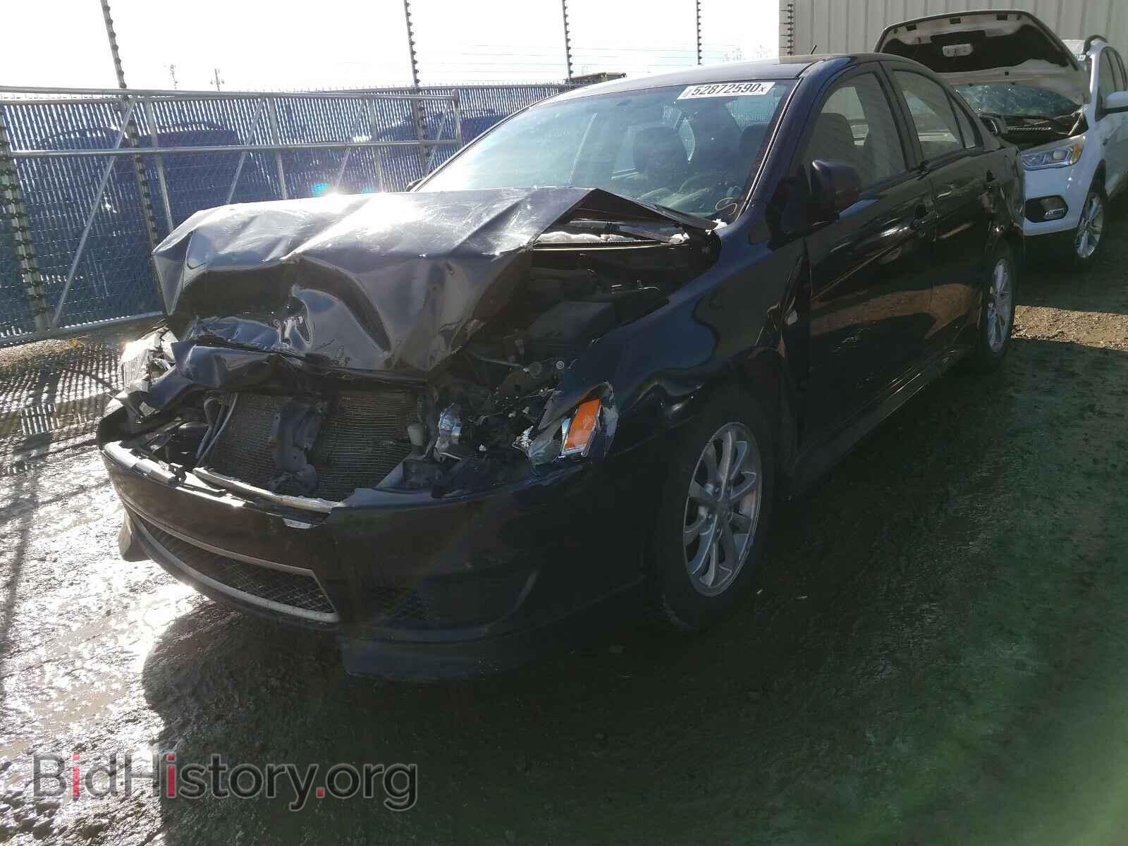 2013 MITSUBISHI LANCER - VIN: JA32V2FW6DU607681 - Фото 2