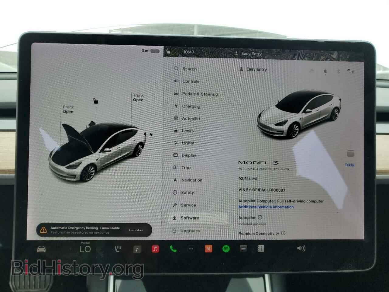 2020 TESLA MODEL 3 - VIN: 5YJ3E1EA0LF806397 - Photo 9