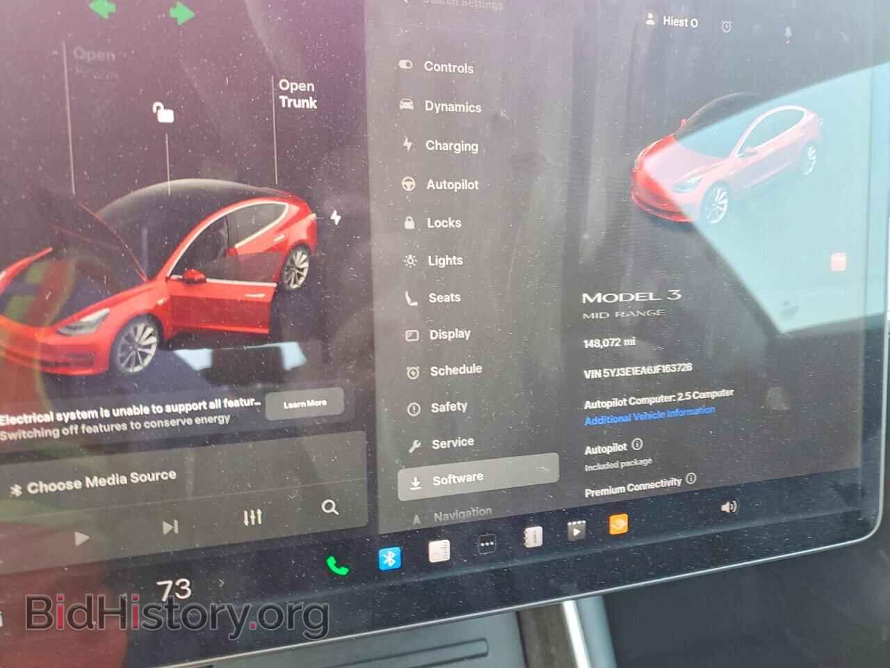 2018 TESLA MODEL 3 - VIN: 5YJ3E1EA6JF163728 - Фото 9